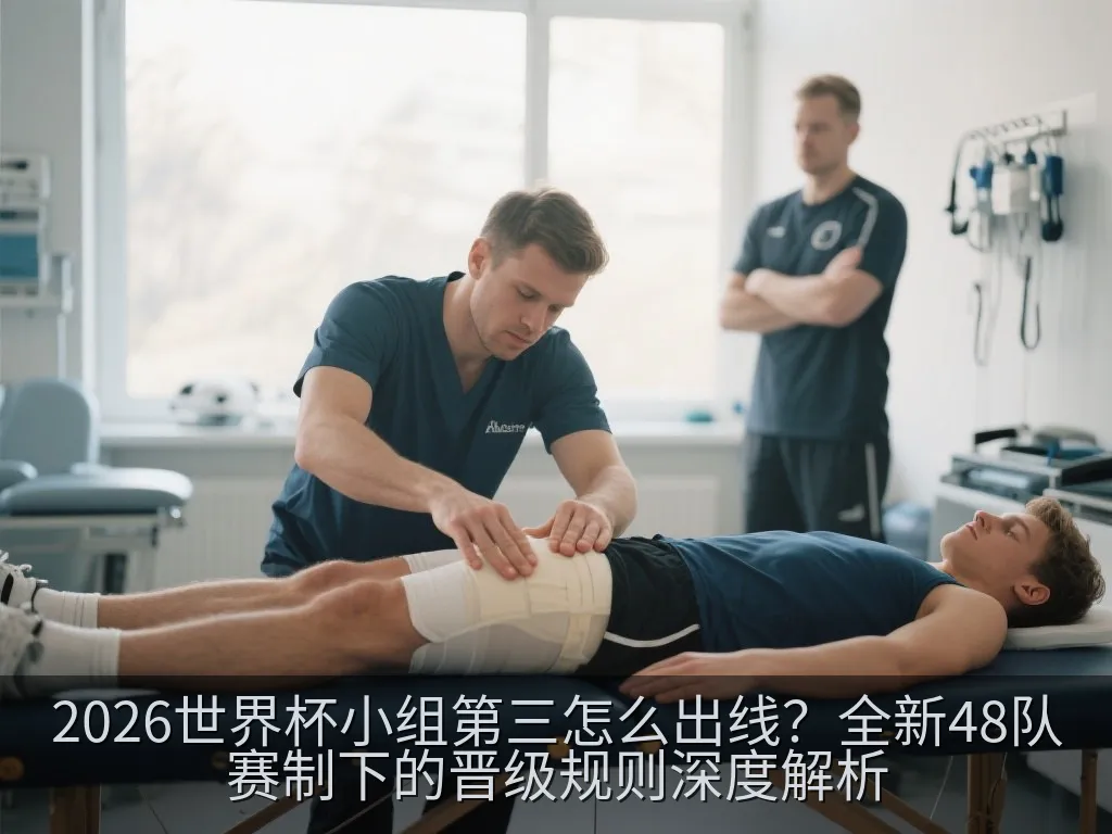 现代体育场大屏幕显示足球赛事统计数据与出线积分榜
